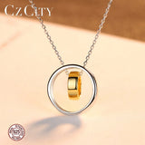 925 Silver Ring Pendant Necklace Chain Choker Jewelry