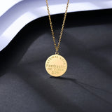 Vintage 14k Plated Coin Initial 925 Sterling Pendant