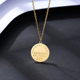Vintage 14k Plated Coin Initial 925 Sterling Pendant