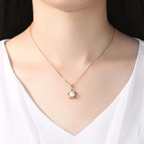 Star Pearl Necklace Pendant, 925 Sterling Silver Jewelry