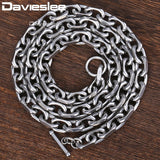 Stainless Steel Mens Cable Chain Necklace 9mm DKN200