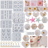 Cabochons Earring Resin Molds Silicone for Epoxy Casting
