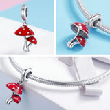 925 Sterling Silver Cactus & Unicorn Heart Rainbow Bottle Charms