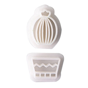 Cactus Shape Clay Cutters Earrings Pendant Molds