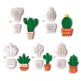Cactus Shape Clay Cutters Earrings Pendant Molds