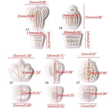 Cactus Shape Clay Cutters Earrings Pendant Molds