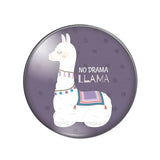 Cactus Flower Llama Alpaca Glass Snap Button Jewelry DIY