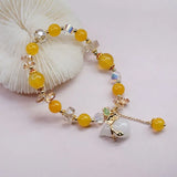 Calabash Agate Colorful Crystal Bracelet Women Jewelry