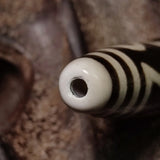 Calcified Old Agate Beads 3/5/9 Eye Totem Dzi Necklace Pendant