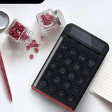 Portable Multifunctional Calculator for Student Office, Black
