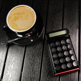 Portable Multifunctional Calculator for Student Office, Black