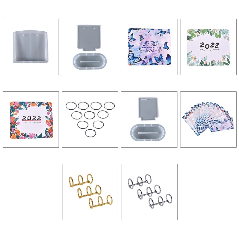 Calendar Hanging Board UV Epoxy Resin Mold DIY Crafts