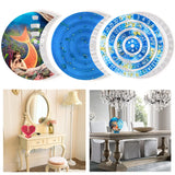 Epoxy Resin Mold Round Calendar Plate Wall Hanging Silicone Mold