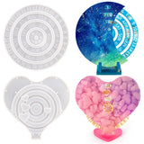 Epoxy Resin Mold Round Calendar Plate Wall Hanging Silicone Mold