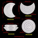 Epoxy Resin Mold Round Calendar Plate Wall Hanging Silicone Mold