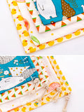 Calico Gift Bags Cotton Drawstring Pouch Makeup Wedding Party Storage Dolly Bag