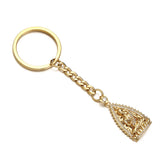 Cambodian Garden Buddha Pendant Keychain with CZ Jewelry