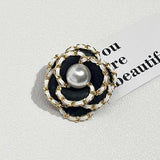 Camellia Pearl High-grade Brooches Women's Anti-slip Jewelry
