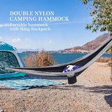 Lightweight Camping Hammock Double Single Hammock with Ropes