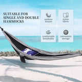 Lightweight Camping Hammock Double Single Hammock with Ropes