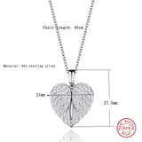 Personalized Zircon Diamond Angel Wings Necklace