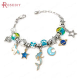 3PCS Ocean Style Large Hole Beads Bracelets Making Set
