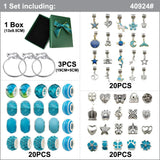 3PCS Ocean Style Large Hole Beads Bracelets Making Set