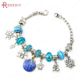 3PCS Ocean Style Large Hole Beads Bracelets Making Set