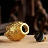 High Pure Copper Tibet Spiritual Ga uri Box Conch Pendant Necklace