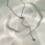 Love Light Chain Necklace, Female Temperament, Small and Fresh Design