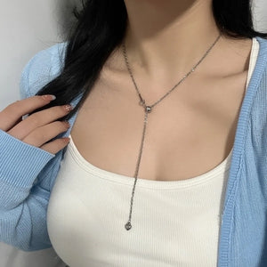 Love Light Chain Necklace, Female Temperament, Small and Fresh Design