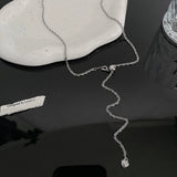 Love Light Chain Necklace, Female Temperament, Small and Fresh Design