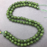 6-10mm Chalcedony Jade Bead Faceted Cut Gem DIY