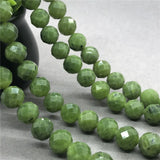 6-10mm Chalcedony Jade Bead Faceted Cut Gem DIY