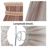 Clip on Drop Light Lampshade Wall Lamp Fabric Light Shade