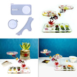 Crystal Epoxy Resin Mold Flower Pot Bracket Display Rack Silicone Mould