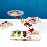 Crystal Epoxy Resin Mold Flower Pot Bracket Display Rack Silicone Mould