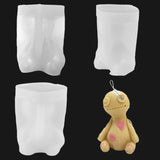 Silicone Horror Cursed Doll Candle Mold 3D Epoxy Halloween Craft