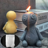 Silicone Horror Cursed Doll Candle Mold 3D Epoxy Halloween Craft