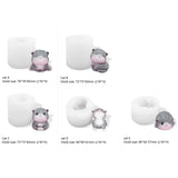 3D Cat Candle Silicone Mold, DIY Plaster Soap Ornament