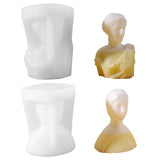 Silicone Soap Candle Mould Carving Art DIY Soap Candle Molds