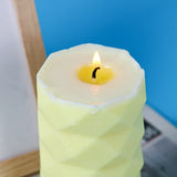 Diamond Cylindrical Candle Mold for Resin Jewelry Decoration