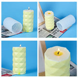 Diamond Cylindrical Candle Mold for Resin Jewelry Decoration
