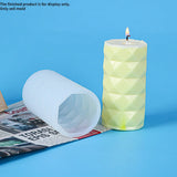 Diamond Cylindrical Candle Mold for Resin Jewelry Decoration