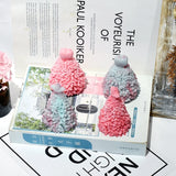 Xmas Tree Heart Candle Silicone Mold for Home Decoration