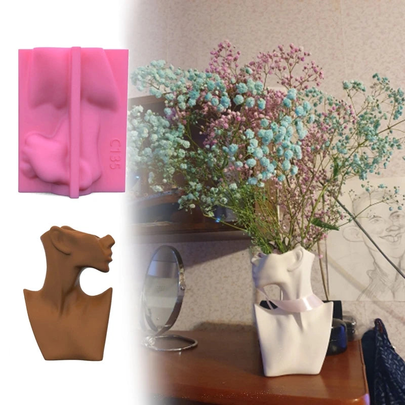 Resin Candle Holder Mold for Flower Pot