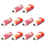 10pcs Candy Box Pencil Shape Cartoon Chocolate Gift Boxes