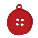 Candy Button Round Charms Zinc Alloy 24mm x 19mm 10 PCs