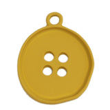 Candy Button Round Charms Zinc Alloy 24mm x 19mm 10 PCs
