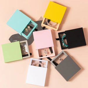 Suspended Film Jewelry Box Storage Ring Pendant Necklace Earring Bracelet